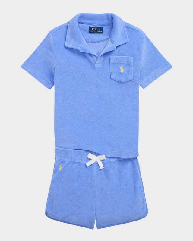 Boy's Two-Piece French Terry Set, Size 2-